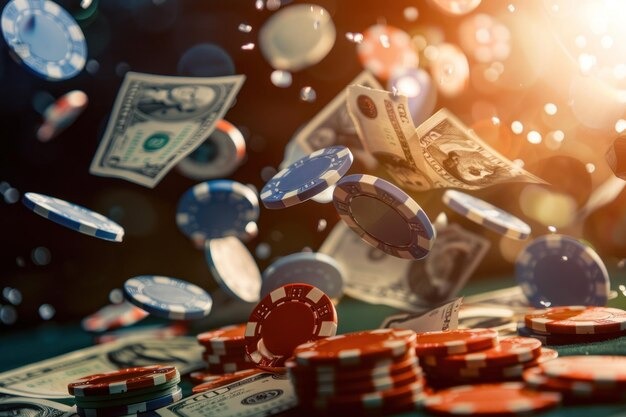 Live blackjack table with dealer and betting interface
